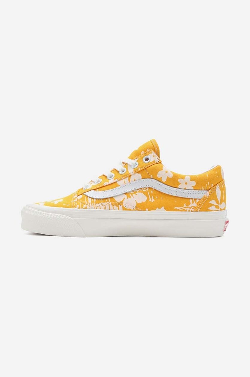 Yellow flower vans cheap