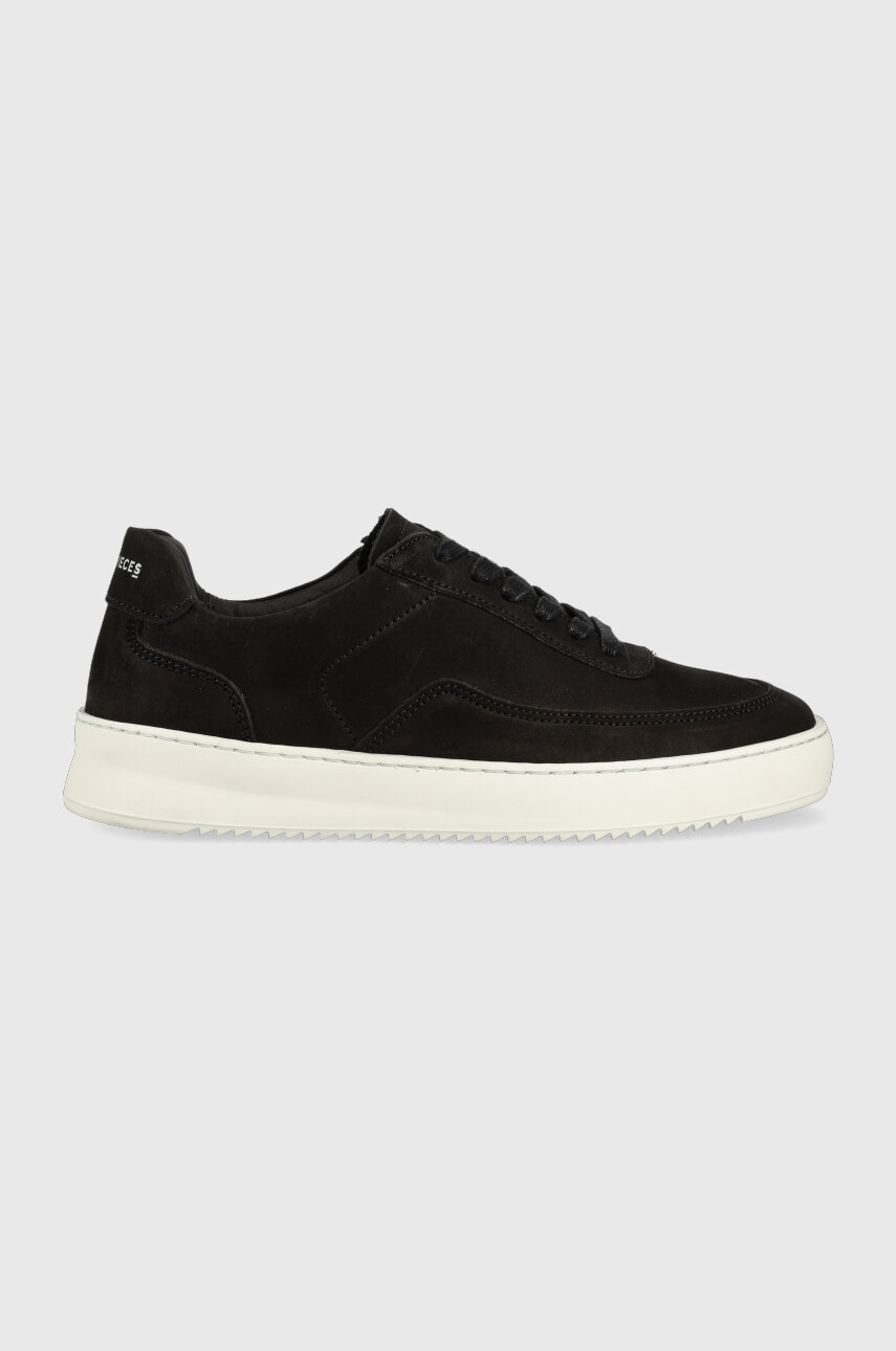 Filling Pieces suede sneakers Mondo 2.0 Ripple Nubuck black color