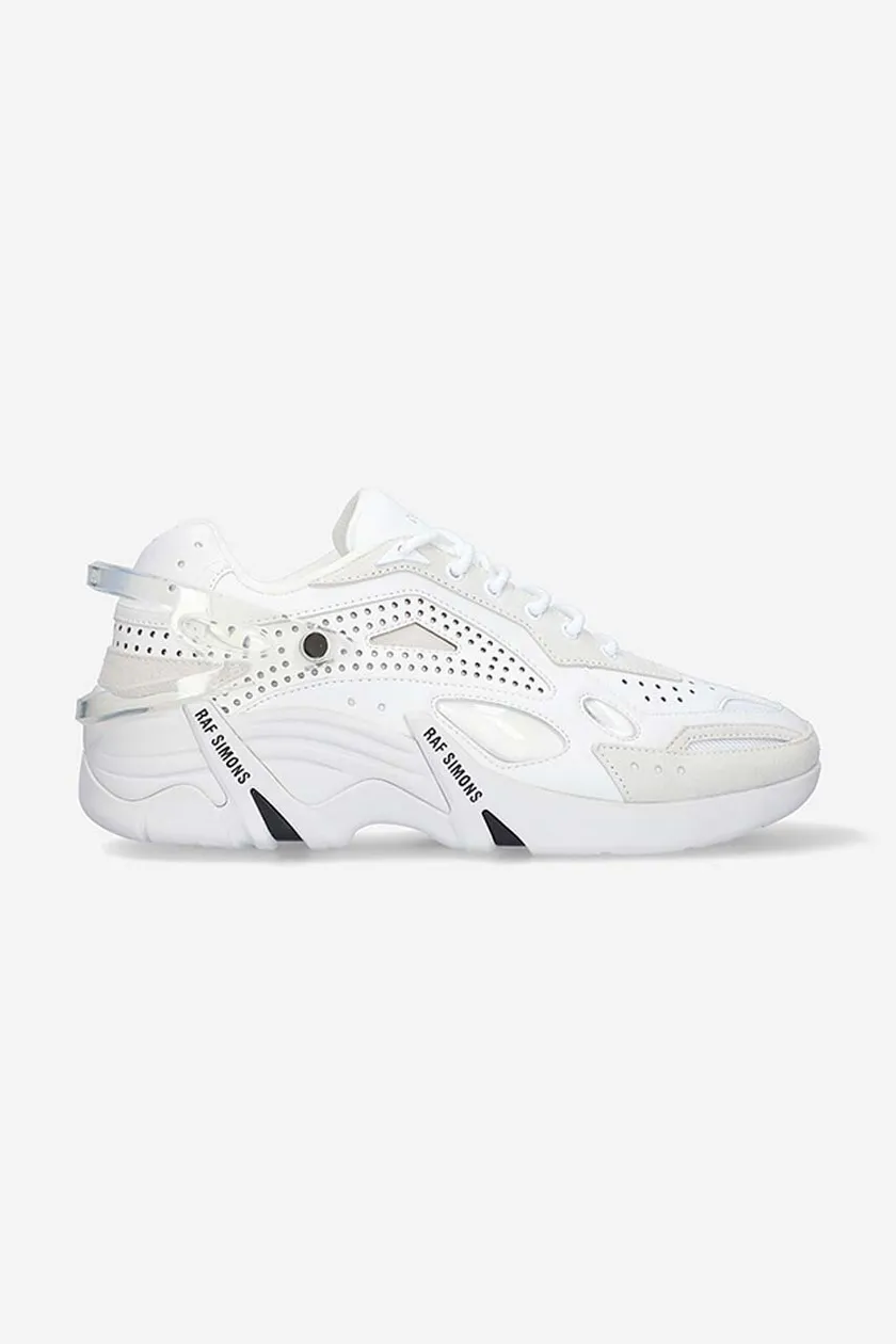 Raf Simons leather sneakers Cylon white color