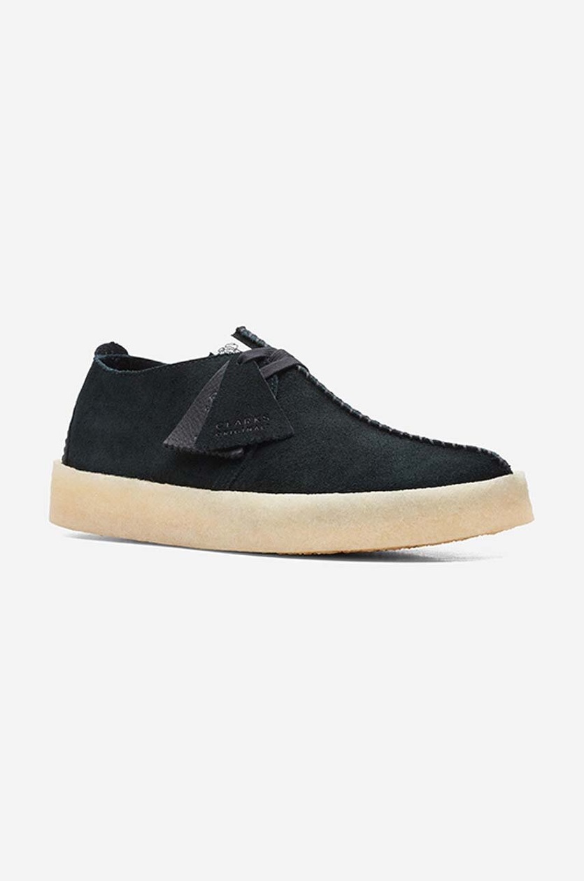 コレクション 20 Clarks suede sneakers Trek Cup black color at PRM US