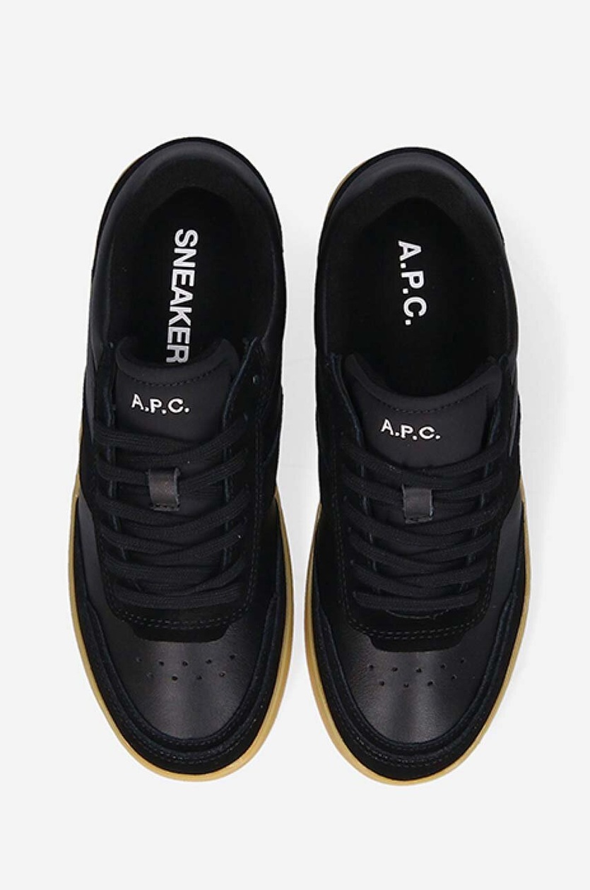 【関税&送料込】A.P.C. Two-Tone Synthetic Leather Plain Snea PXCBL-F61902GAU_00_grande.jpg?