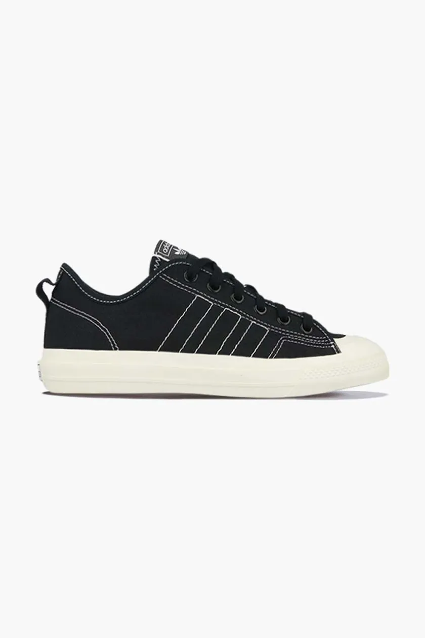 adidas Originals plimsolls Nizza RF men's black color buy on