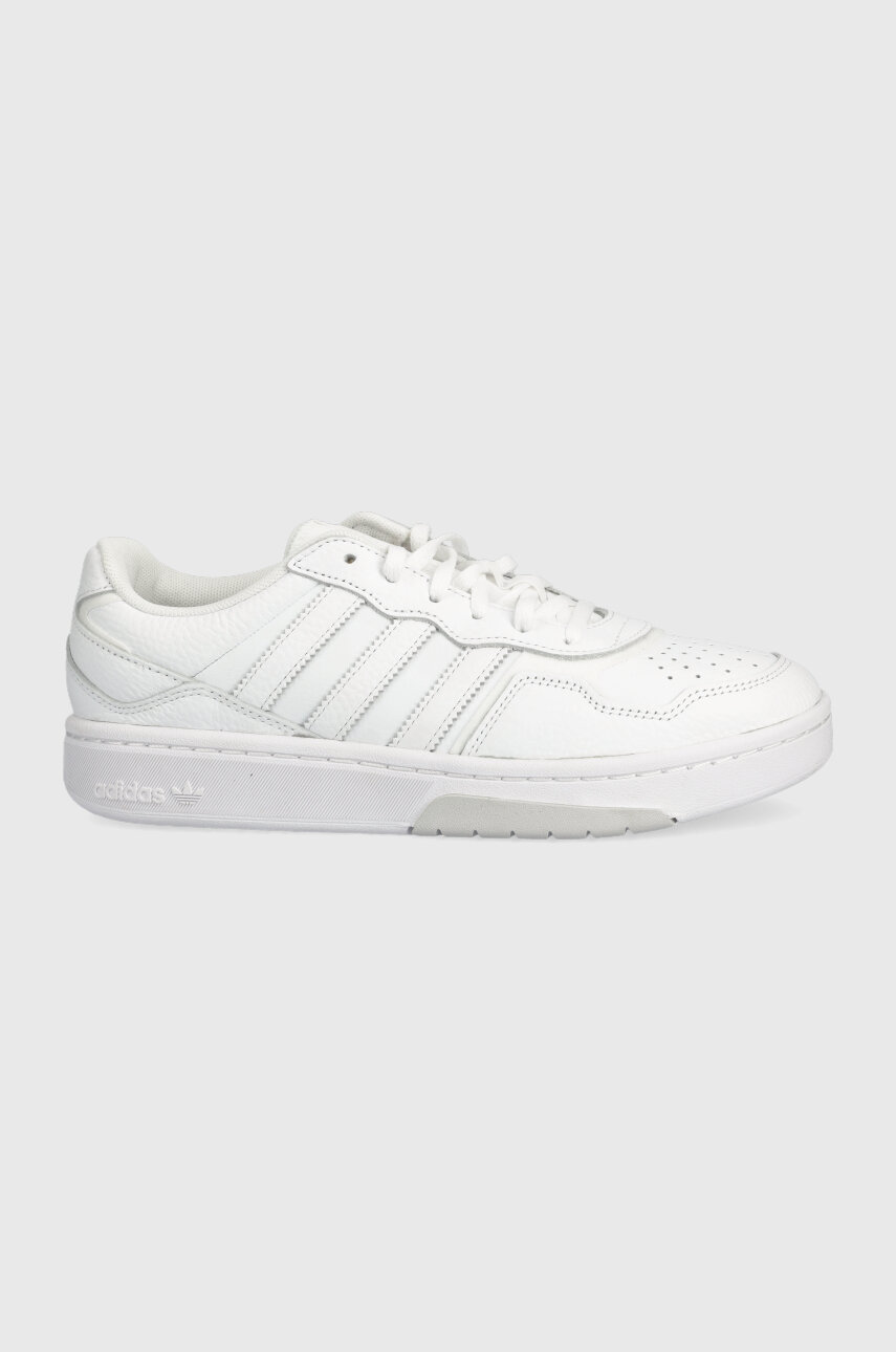 Adidas womens white store leather sneakers