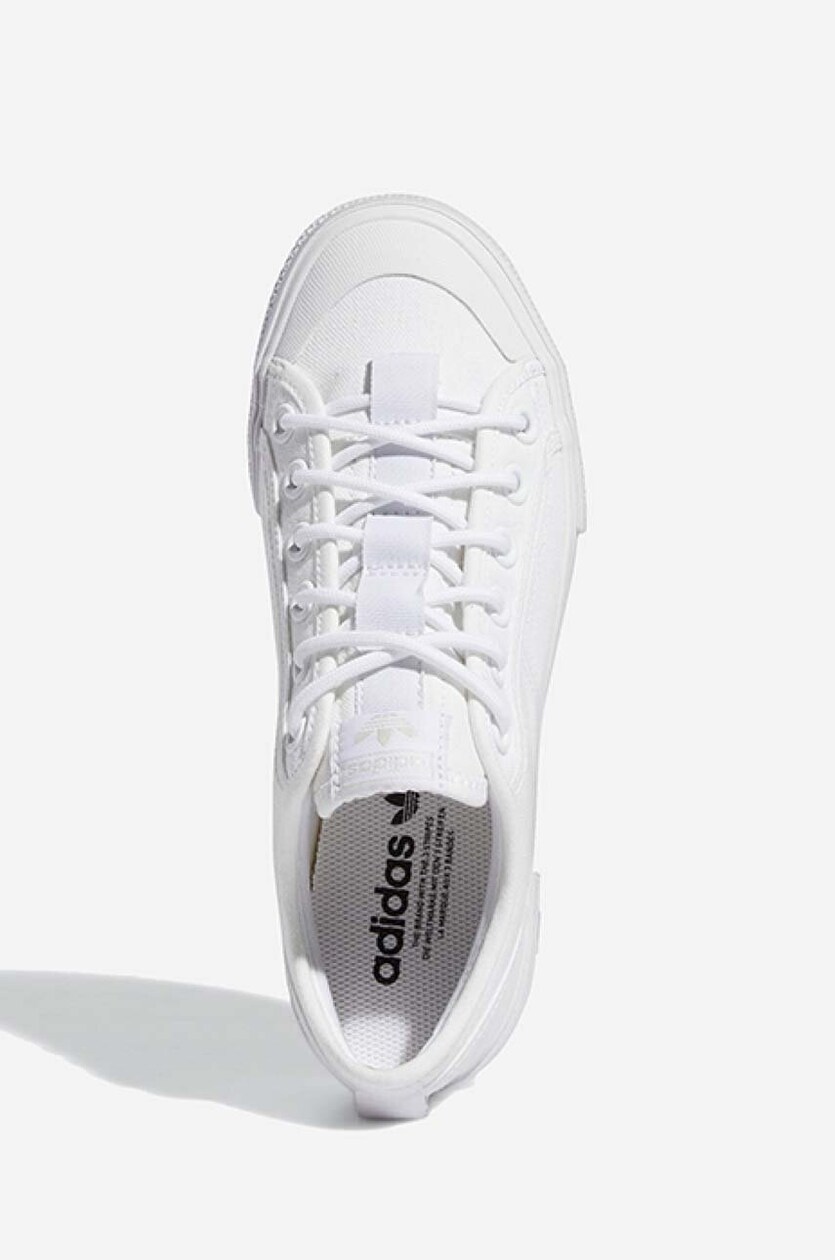 Adidas honey plimsole clearance white