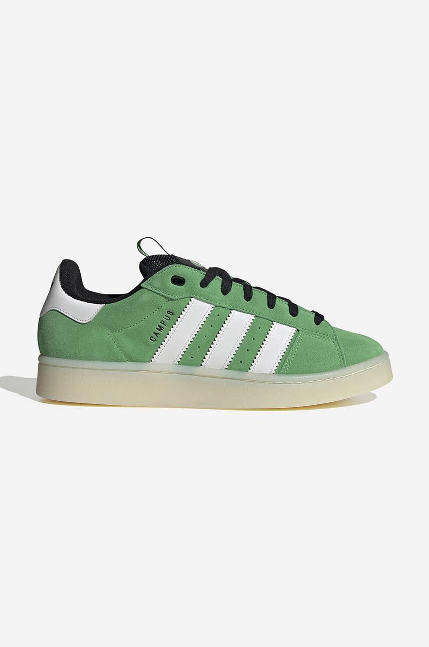 Green suede adidas sneakers Clearance