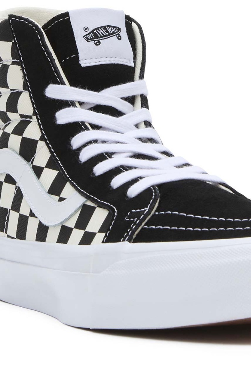【VANS】 ★ Checkerboard SK8-Hi Reissue 38 LX ★ Black Vans Sk8-Hi Reissue 38 LX Checkerboard Black/ Off White