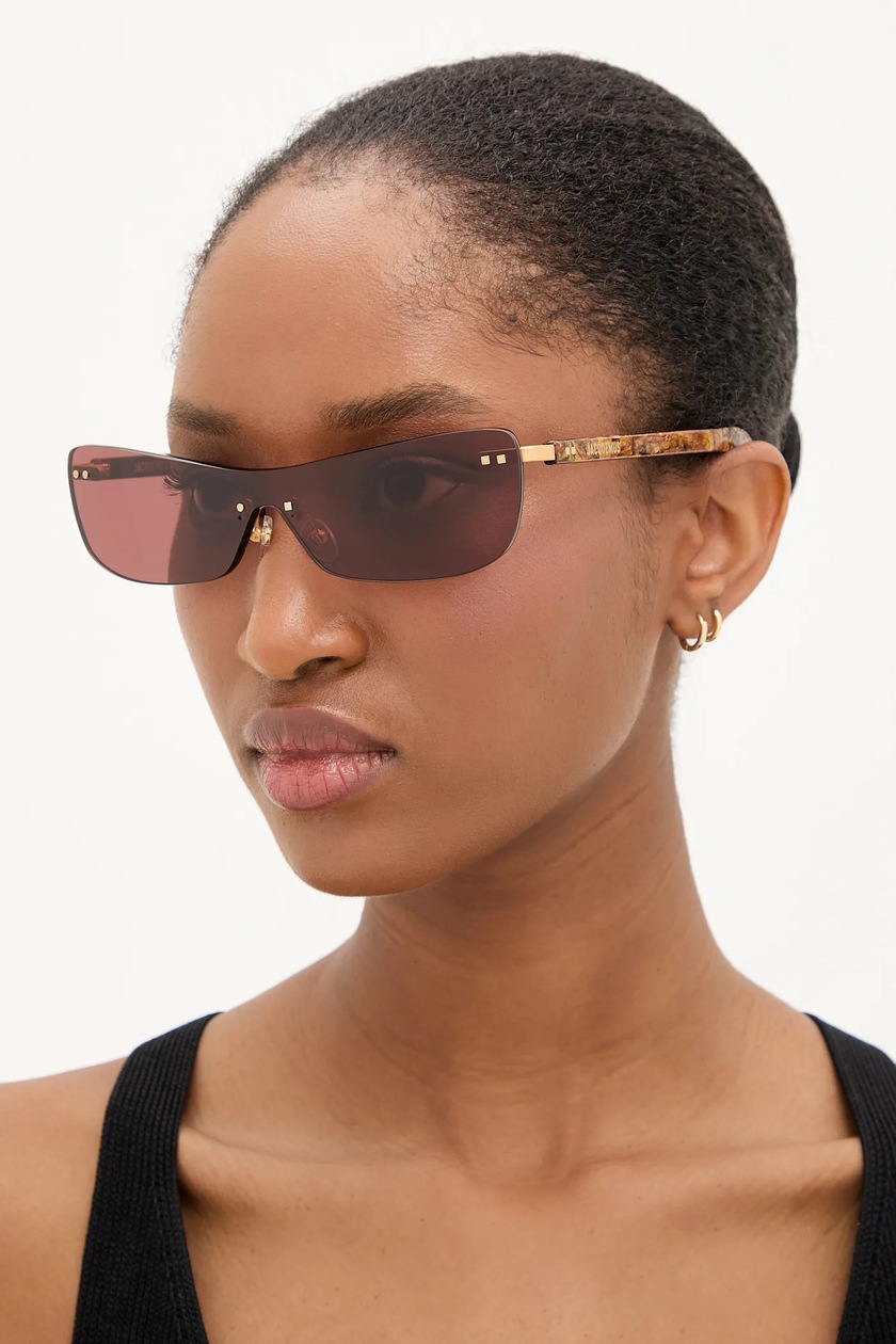サングラス SUNNEI Woman Sunglasses Brown MACCXEYW005D 7230 Sunnei sunglasses women's brown color MACCXEYW005 at PRM US