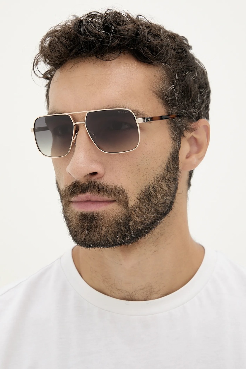 Marc Jacobs okulary przeciwsłoneczne męskie kolor złoty MARC 784/S