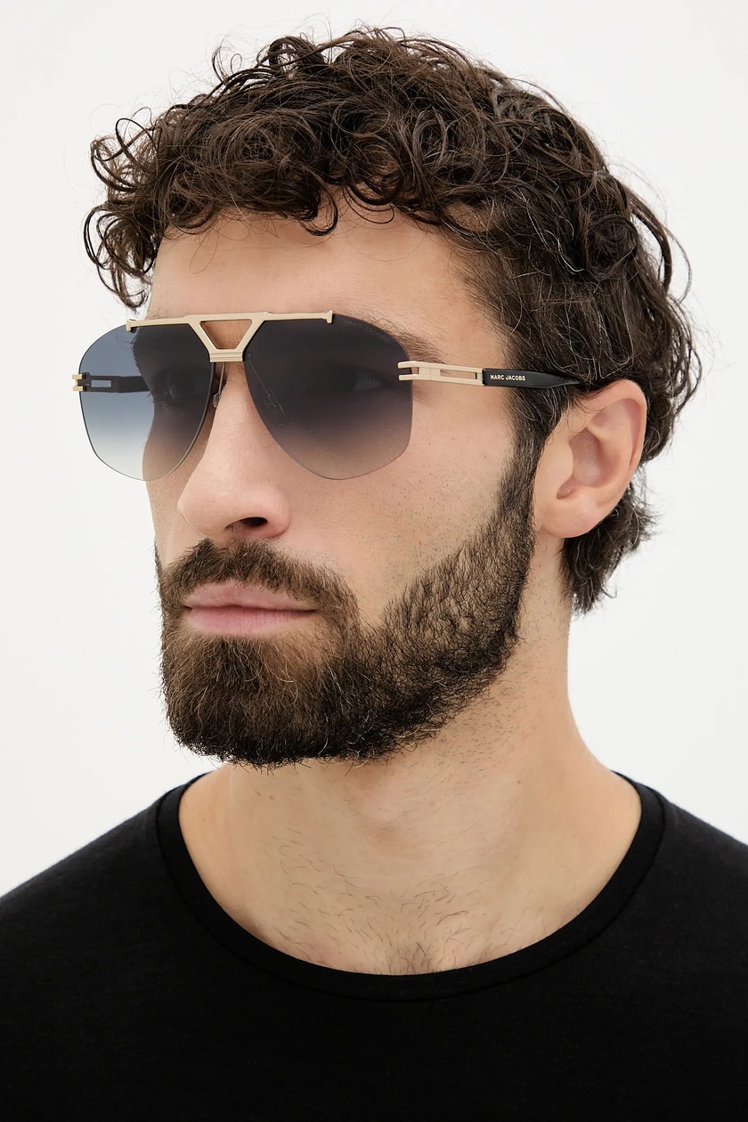 Marc Jacobs okulary przeciwsłoneczne męskie kolor złoty MARC 784/S