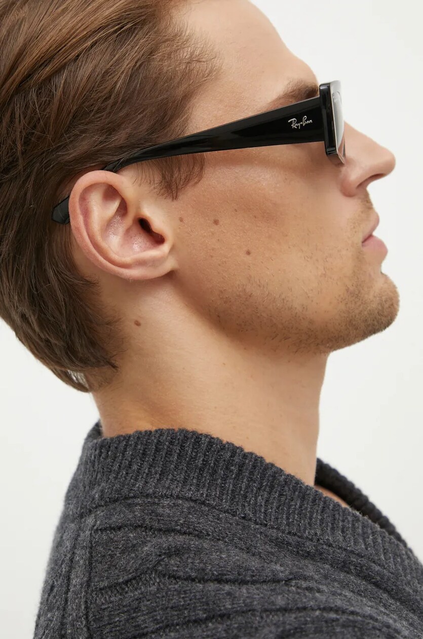 Plain black ray bans 2025