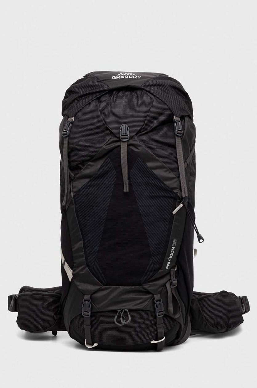 Gregory plecak Paragon 38 męski kolor czarny duży wzorzysty - Main Image