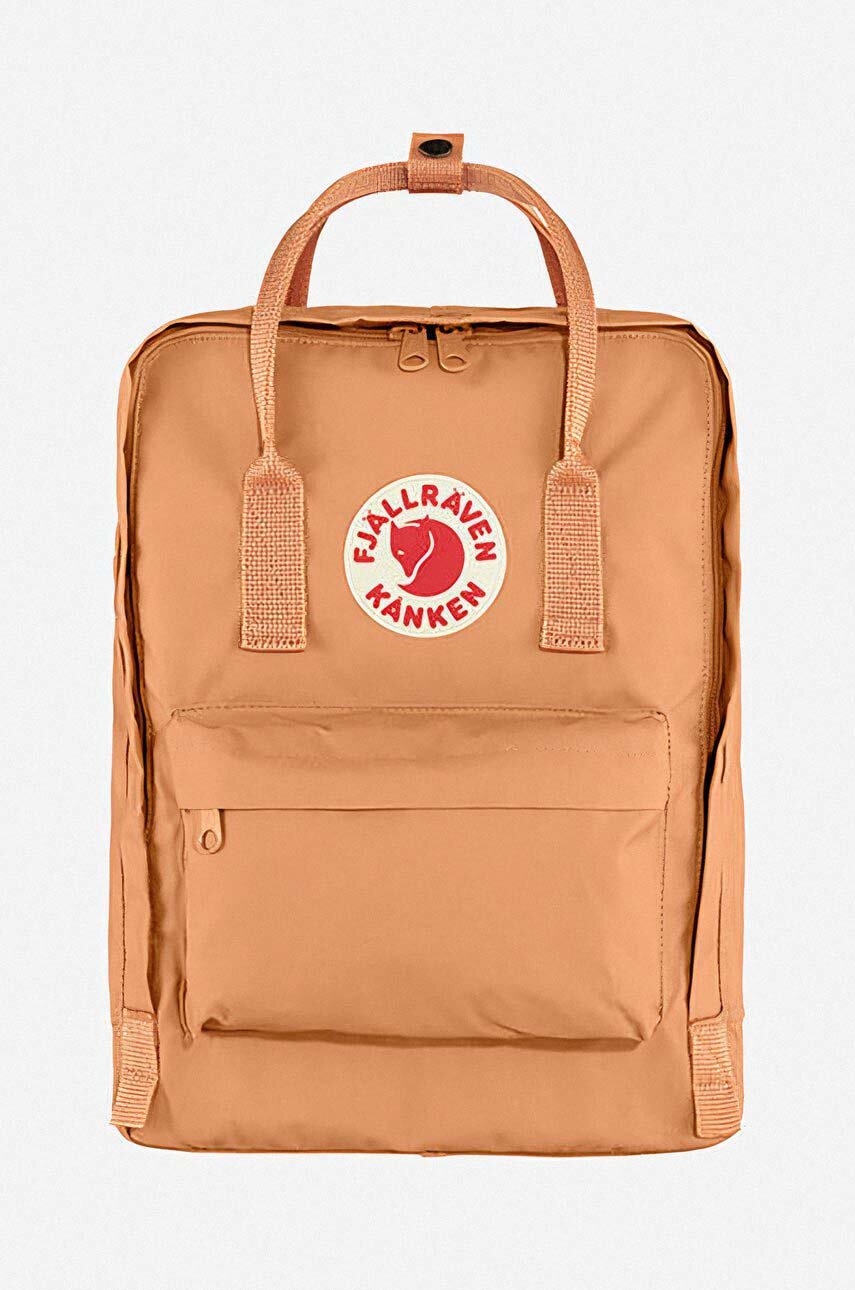 Fjallraven rucsac Kanken culoarea portocaliu, mare, cu imprimeu F23510.241-241