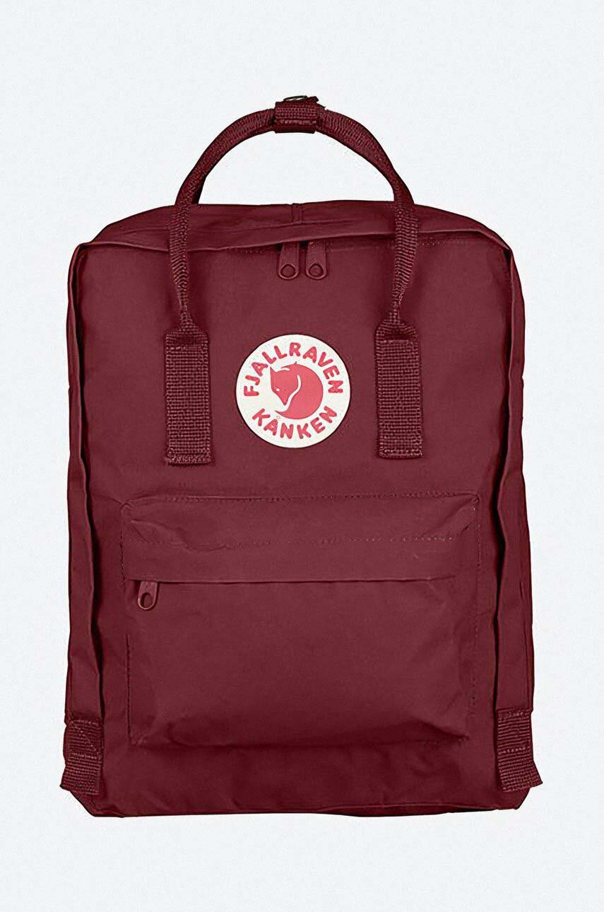 Fjallraven rucsac Kanken culoarea rosu, mare, cu imprimeu F23510.326-326