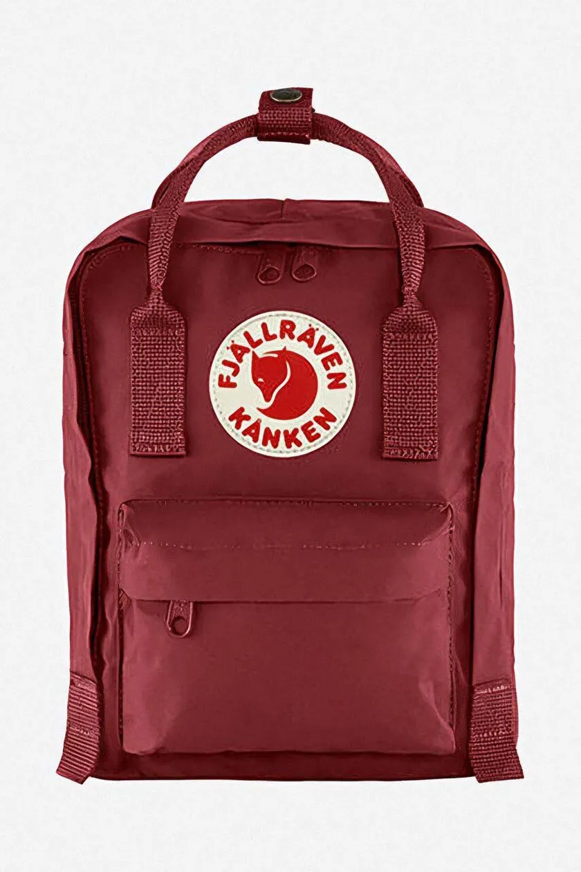 Fjallraven backpack Kanken Mini red color