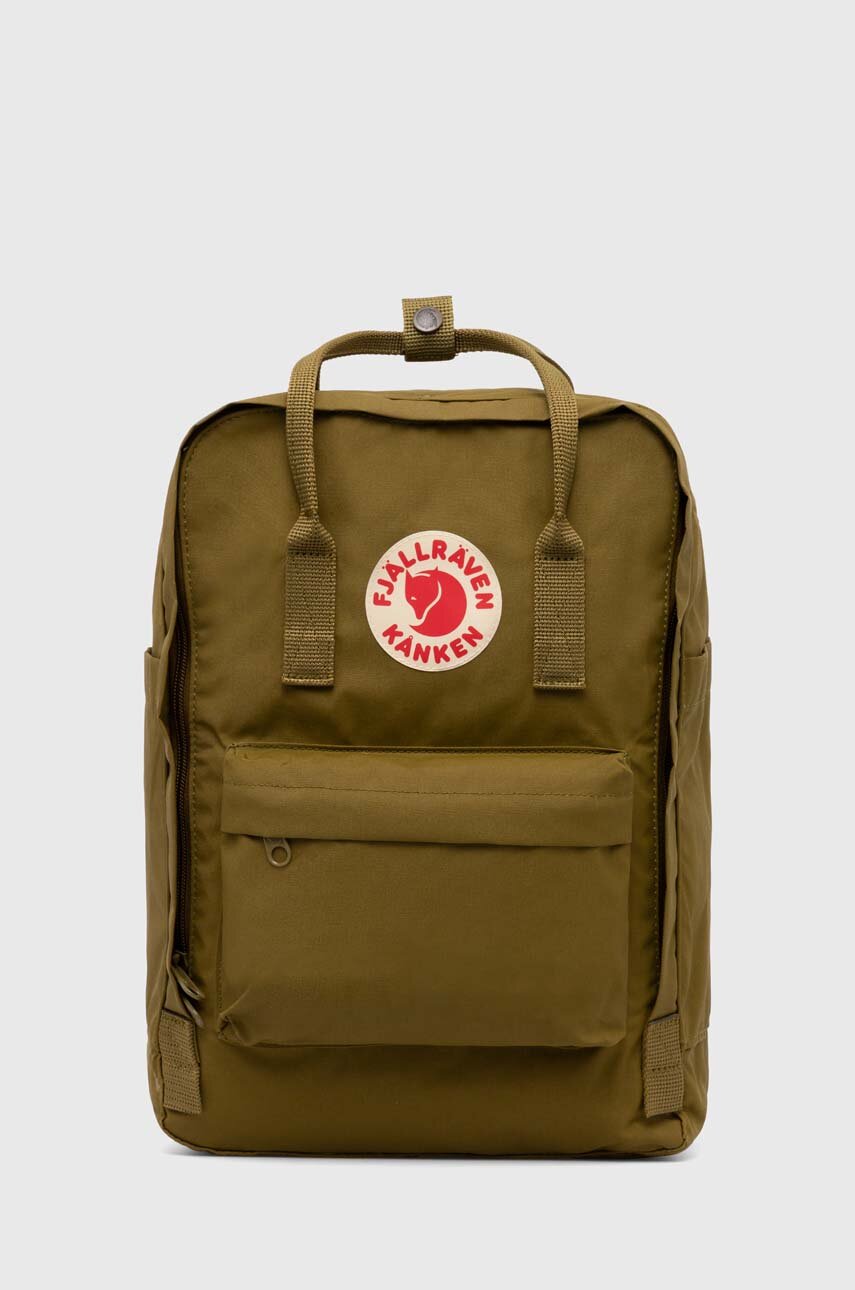 Fjallraven rucsac Kanken culoarea verde, mare, uni 23524-631