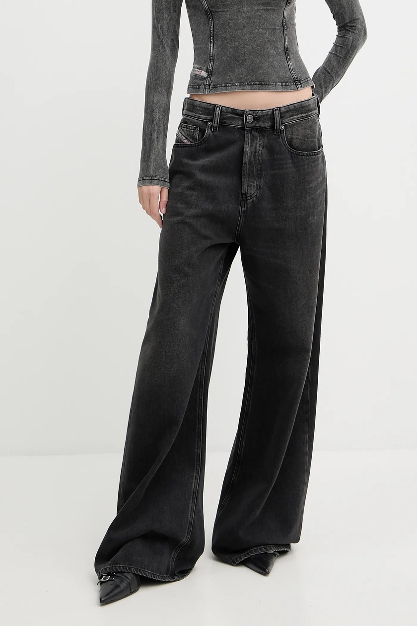 パンツ Diesel 1996 D-Sire W25 L30 09J96 Diesel jeansy 1996 D-SIRE L.32 damskie kolor czarny A06925