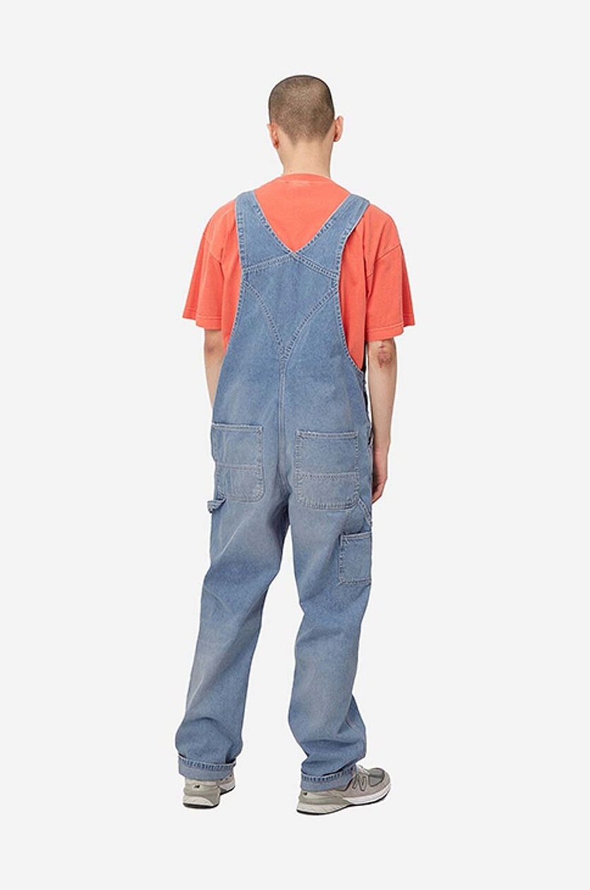Carhartt WIP denim overalls blue color at PRM US