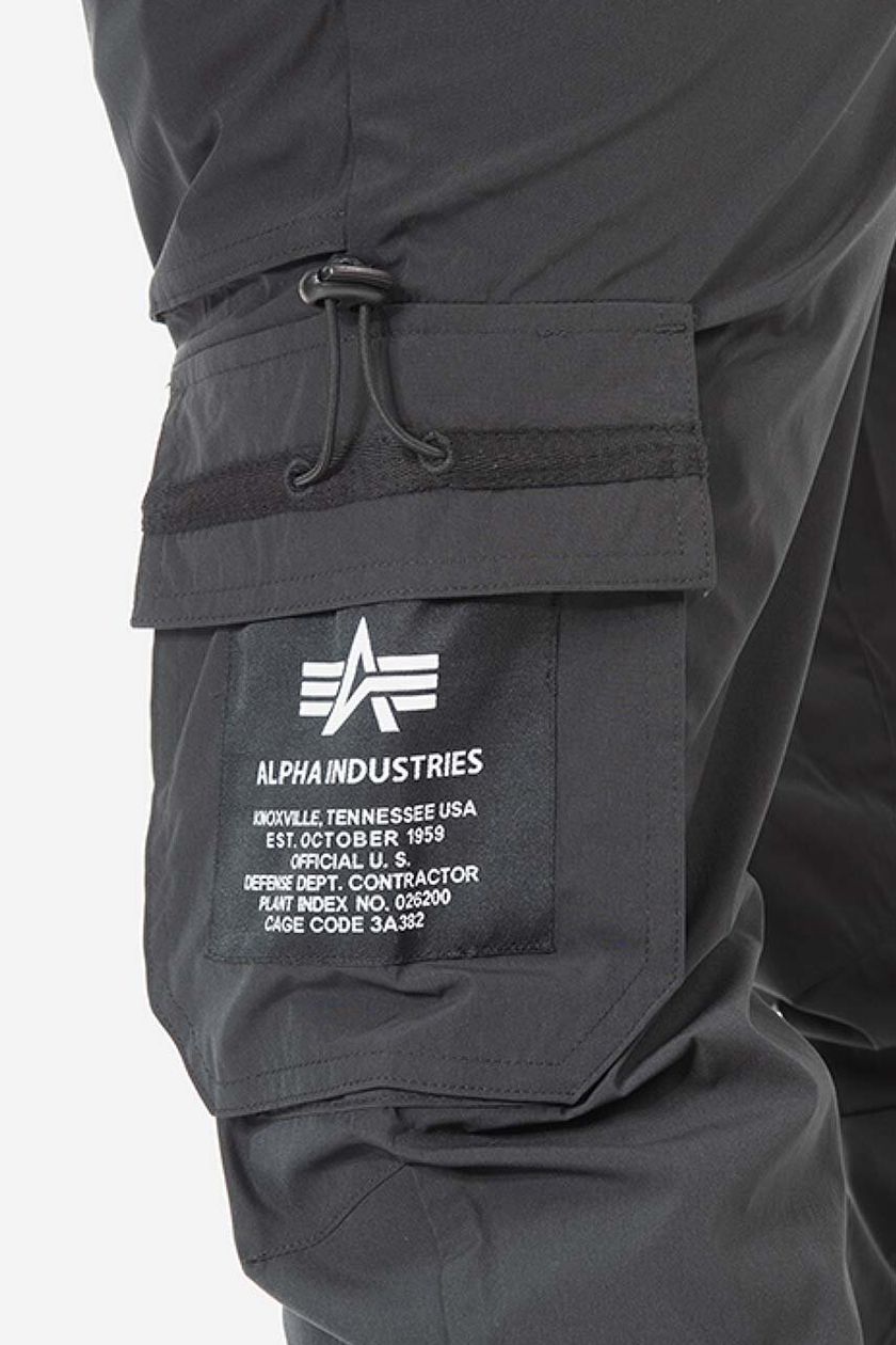 buy men\'s black Jogger Alpha | on Industries PRM color trousers