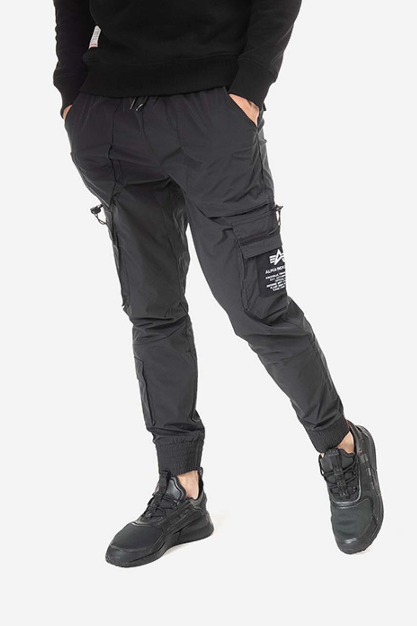 Alpha Industries trousers Jogger men\'s black color | buy on PRM