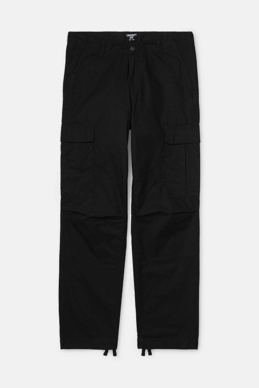 regular cargo pants men black in cotton - CARHARTT WIP - d — 2