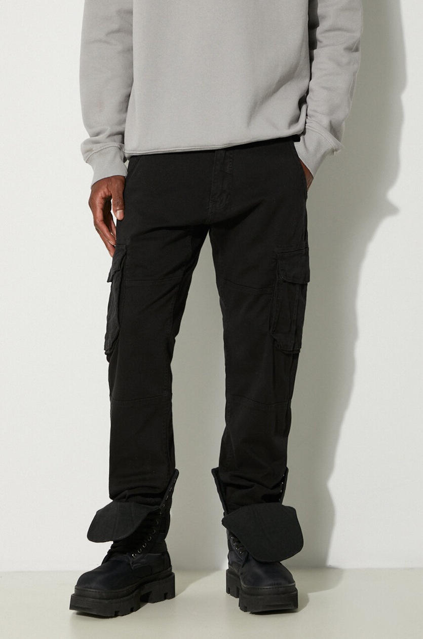 Alpha Industries trousers Army Pant men's black color 196210.03 at PRM US