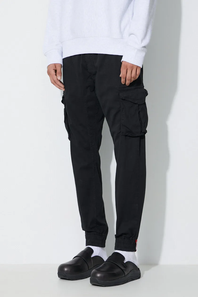 Alpha Industries - Cotton Twill Jogger Black - Pants