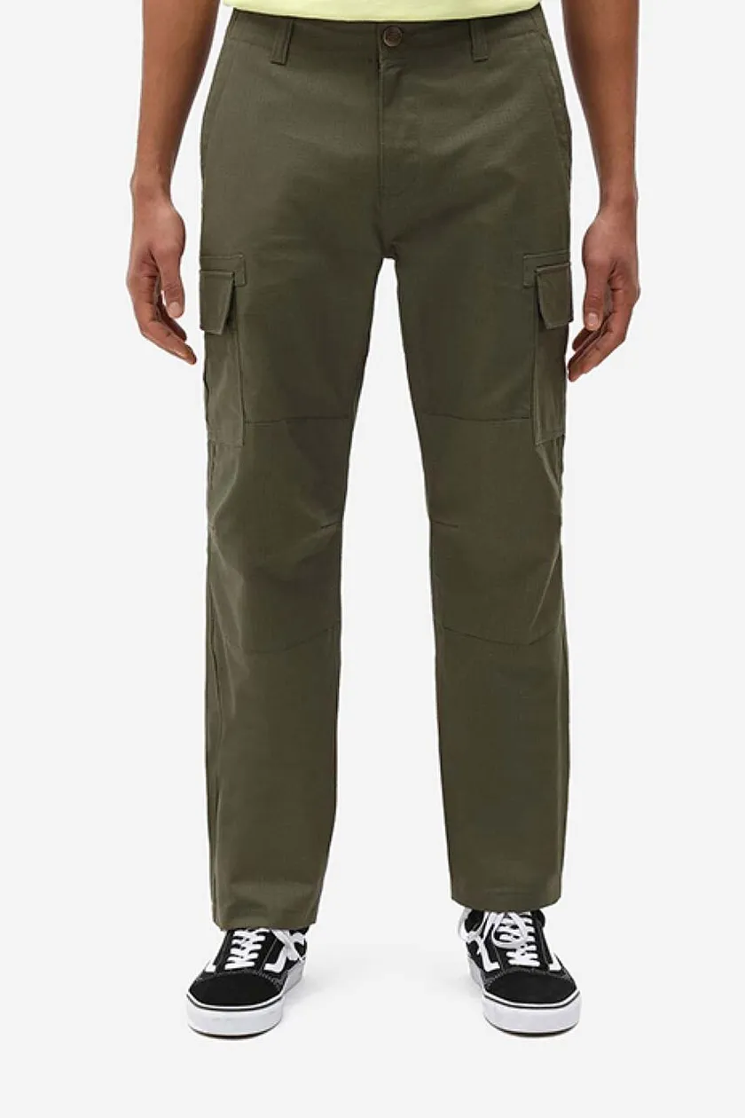 Dickies cotton trousers green color