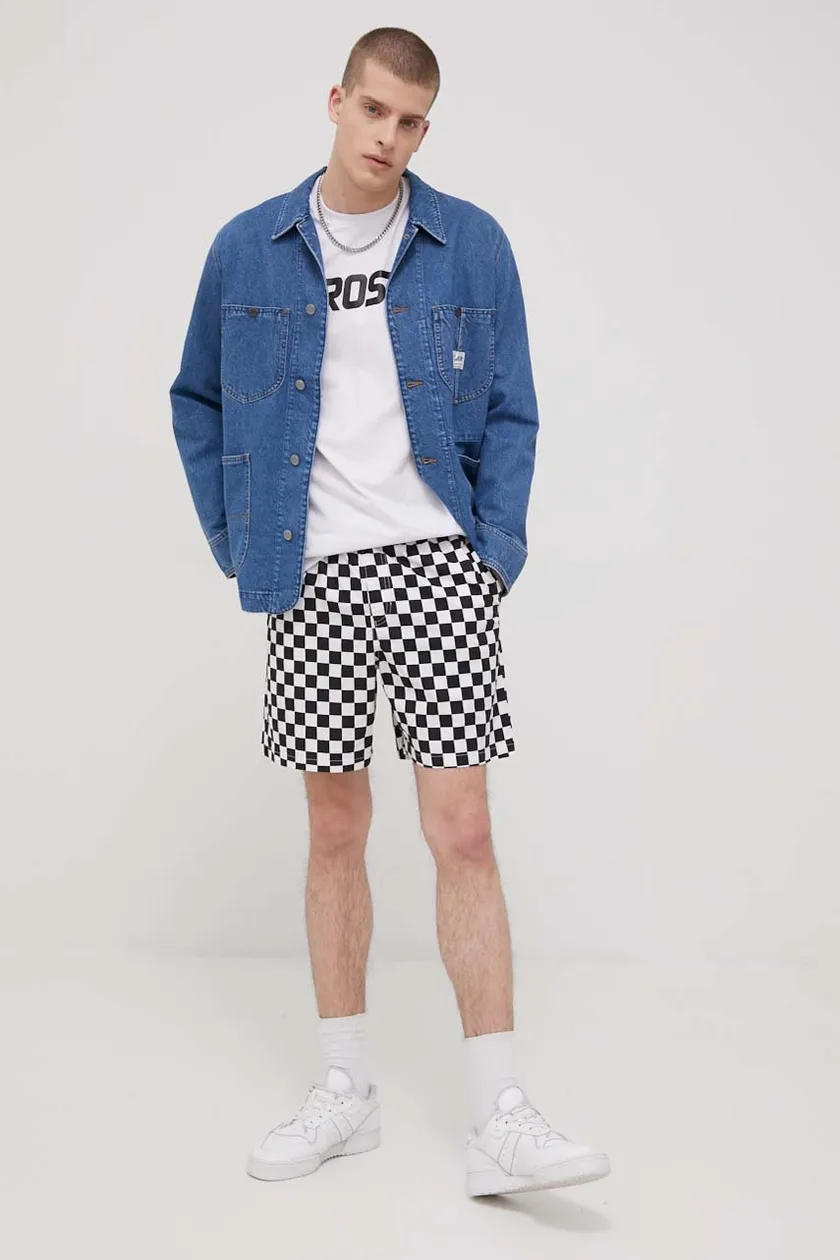 Checkered vans best sale with shorts