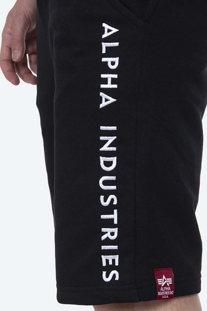 Alpha Industries shorts Al Sweat men\'s black color | buy on PRM
