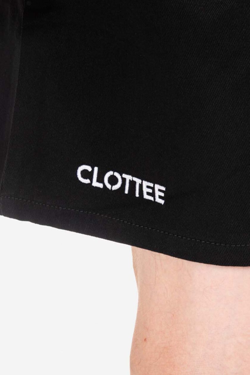 CLOTTEE cotton shorts Belted Shorts black color | buy on PRM