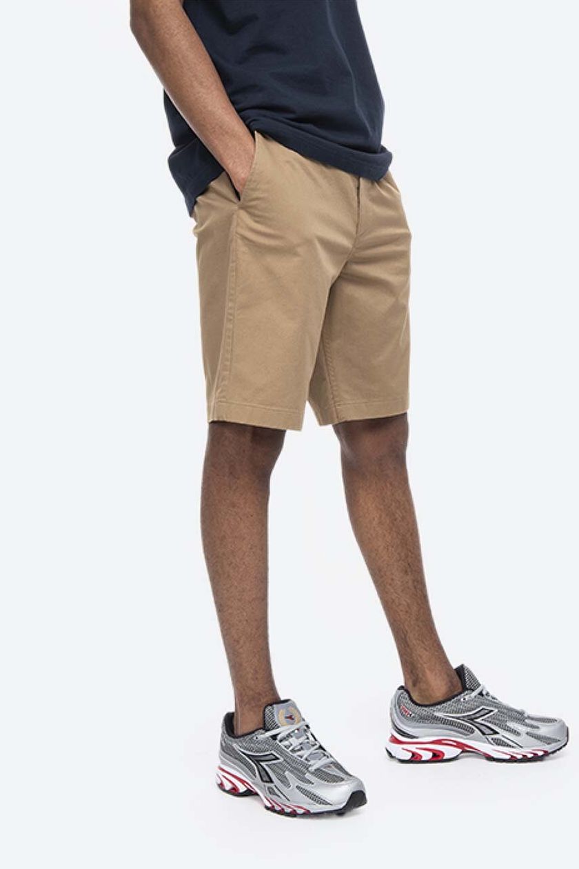 Wood Wood shorts men's brown color at PRM US