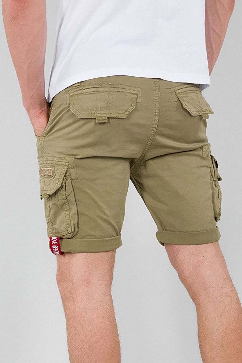 Alpha Industries cotton shorts Crew on color | green Short buy PRM