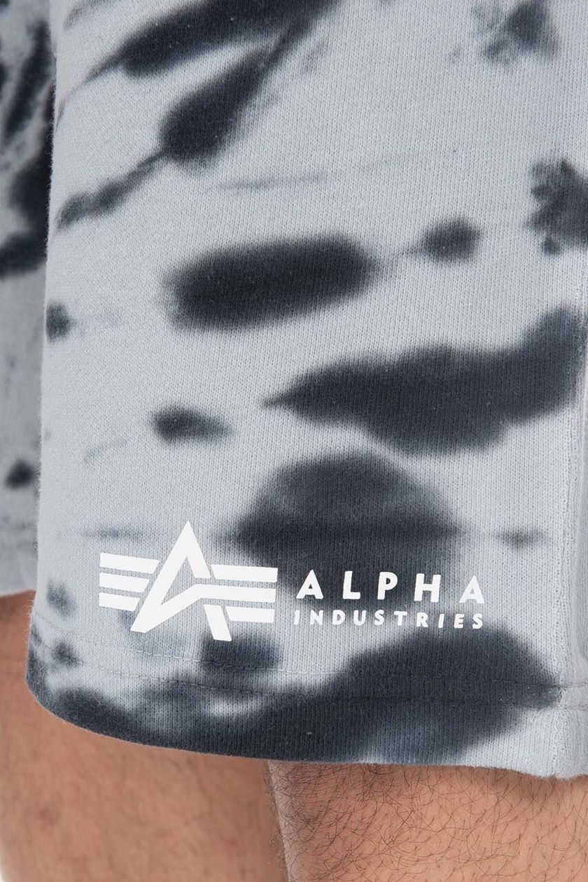 Alpha Industries shorts Alpha Industries Tie Dye Shorts 106361 03 men\'s  black color | buy on PRM