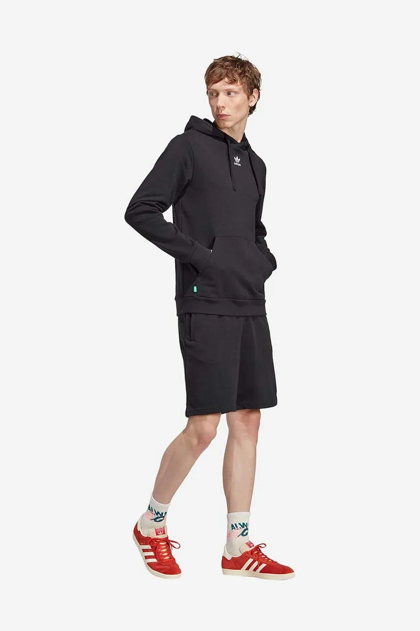 adidas shorts adidas Originals Ess+ Shorts H HR8617 men's black color | buy  on PRM