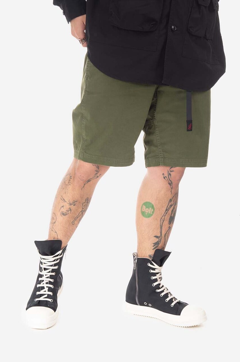 Gramicci shorts NN-Short men's green color | buy on PRM