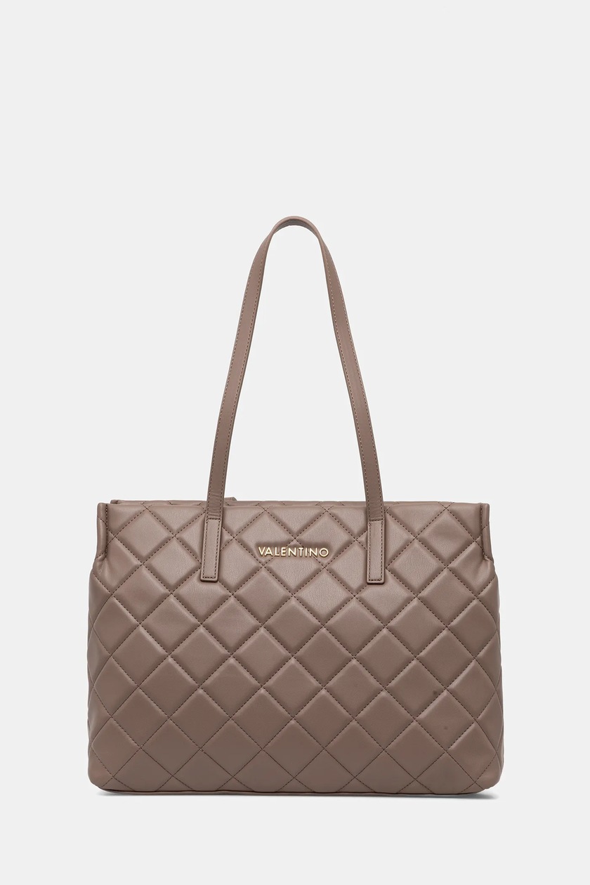 Замшевая сумочка Coach Empire Carryall Bag 34 цвет коричневый
