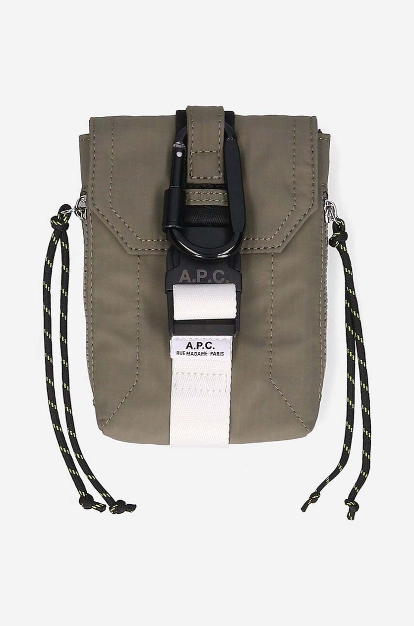 A.P.C. small items bag Crossbody Pouch Trek green color at
