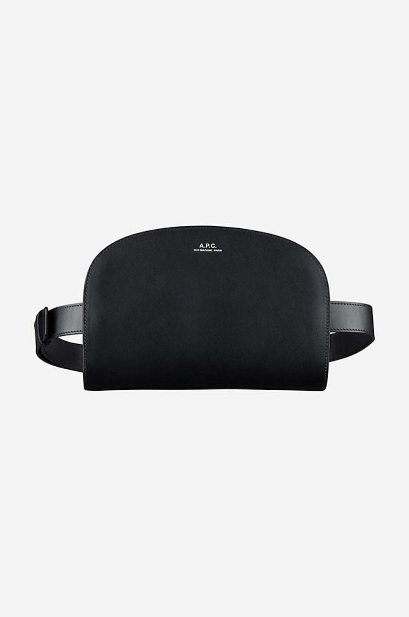 A.P.C. leather waist pack Sac Ceinture Demi Lune Homme PRM EU