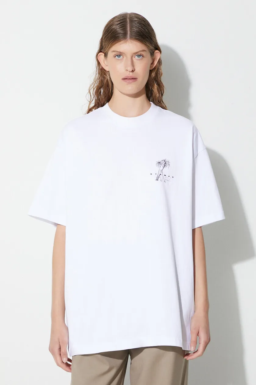 STAMPD T-shirt SLA.M3166TE.WHT.M womenﾒs white color