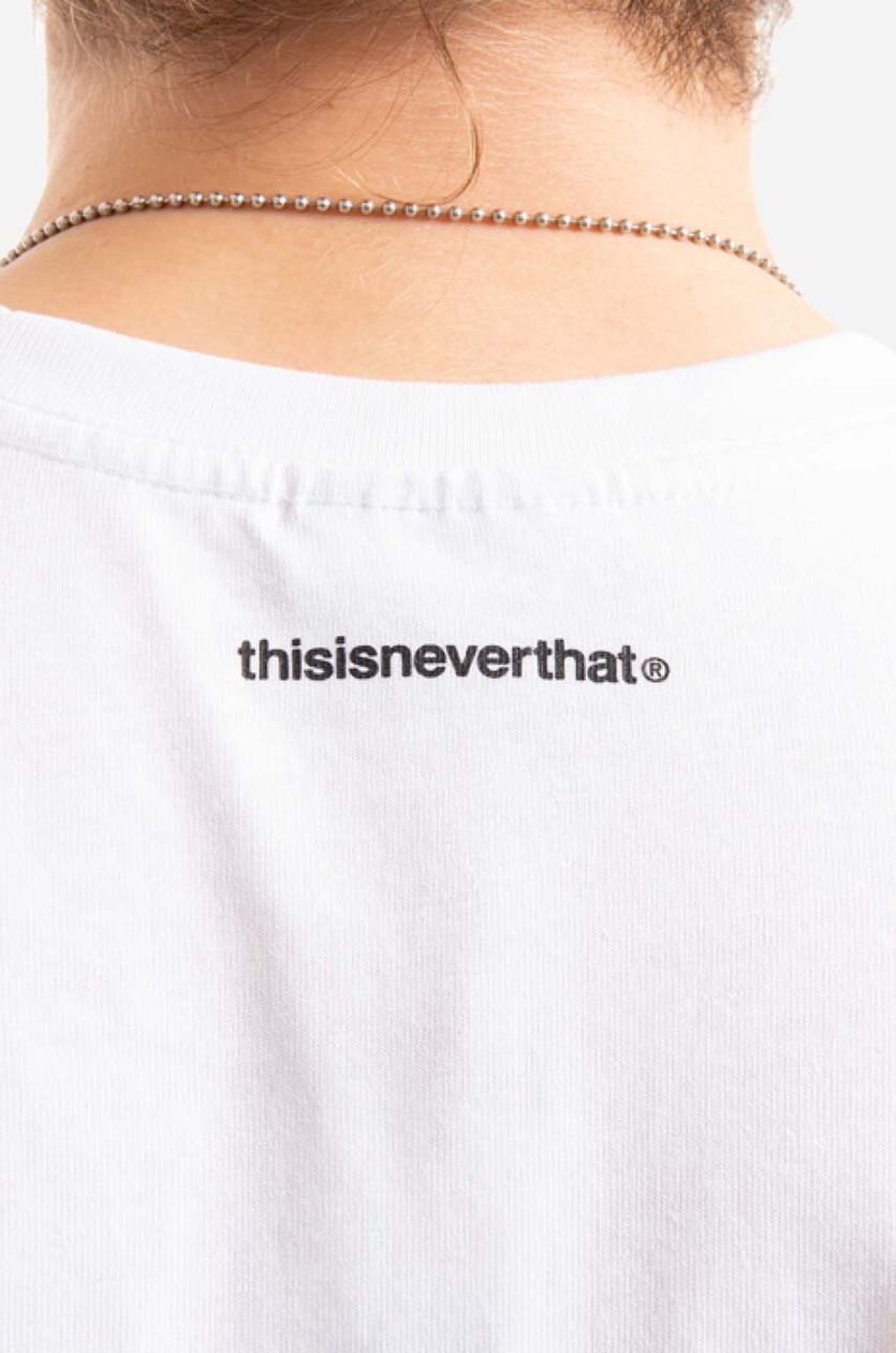 thisisneverthat cotton T-shirt T-Logo Tee yellow color at PRM US