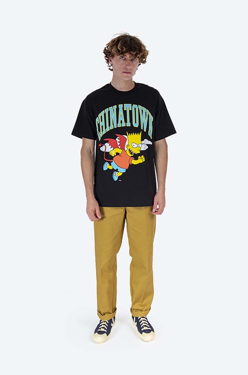 Market cotton T-shirt Chinatown Market x The Simpsons Devil