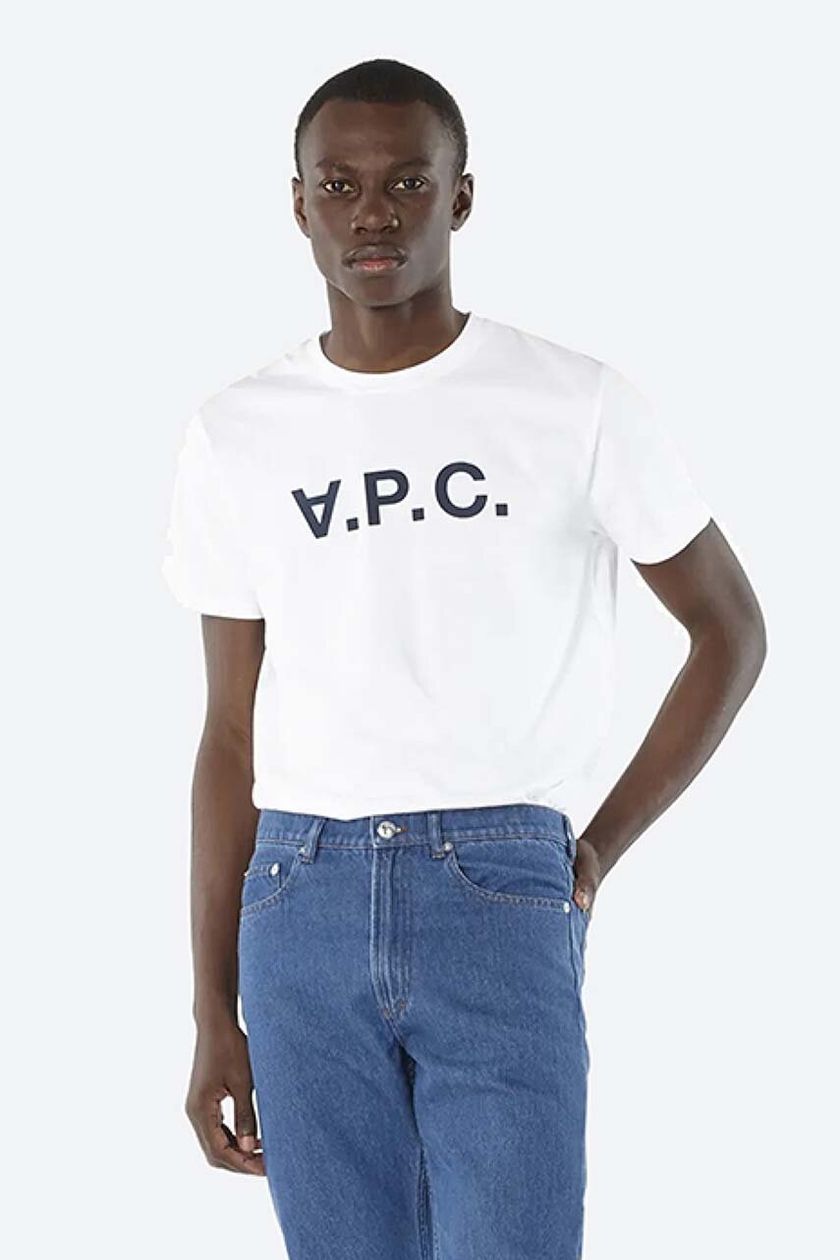 A.P.C. cotton T-shirt Vpc Blanc white color | buy on PRM