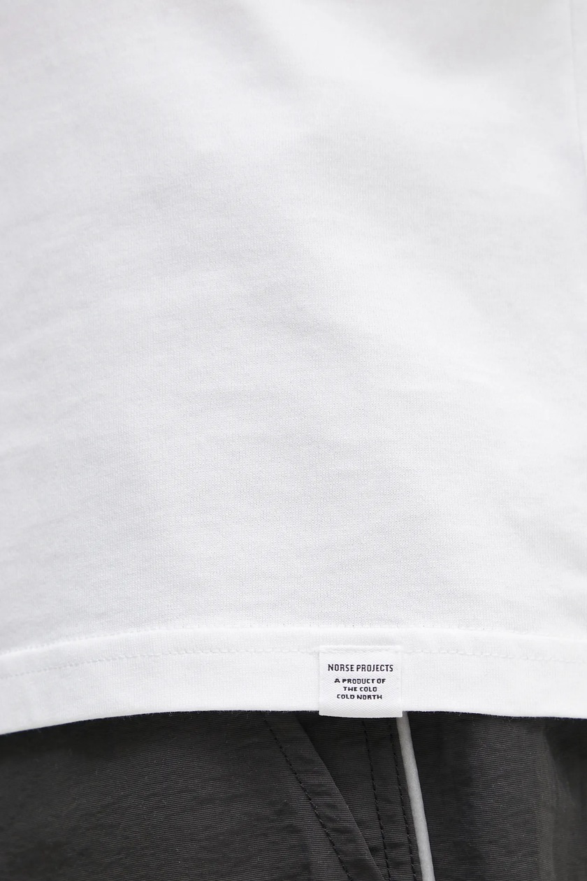 Tシャツ・カットソー Norse Projects Norse Standard T-shirt White NORSE PROJECTS: White 'Norse' Standard T-shirt | SSENSE