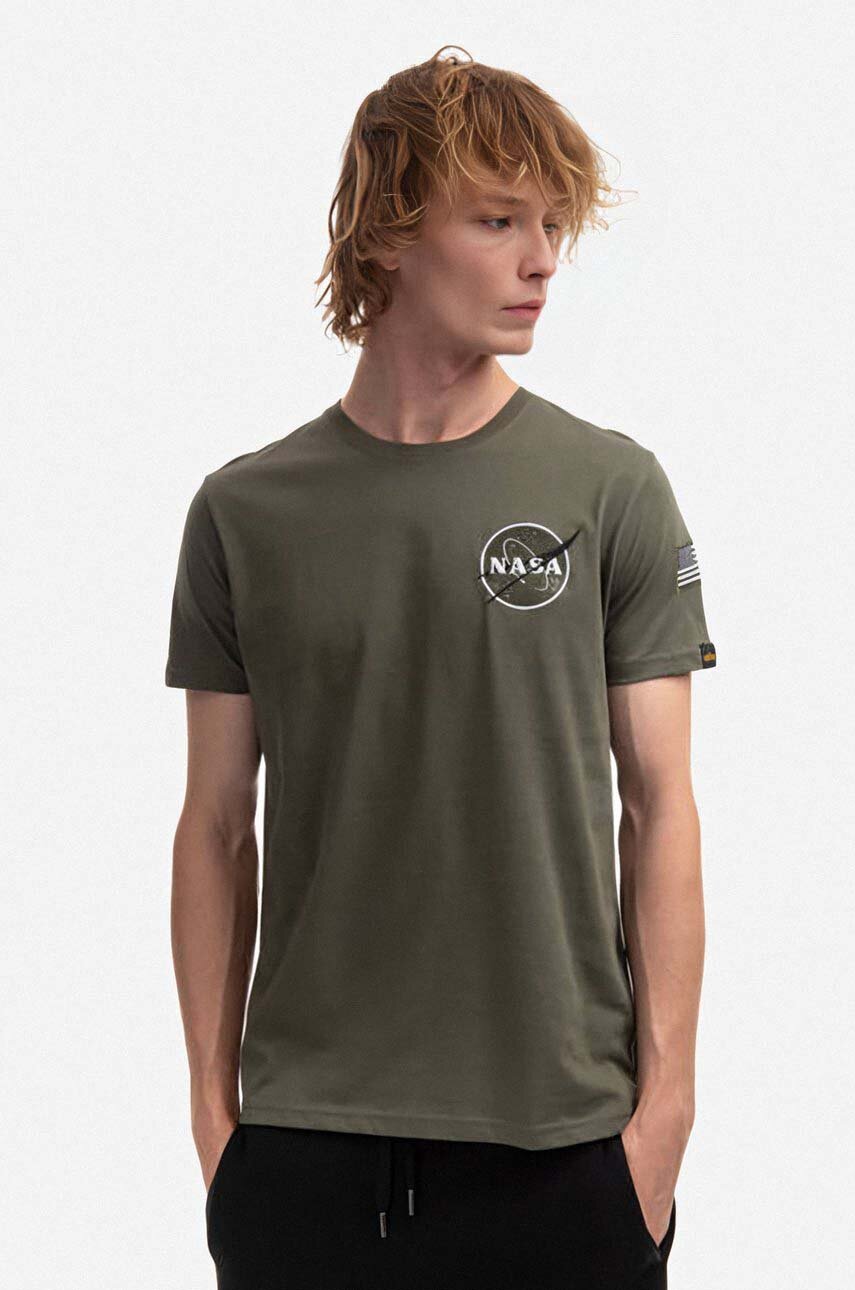Alpha industries hotsell nasa green