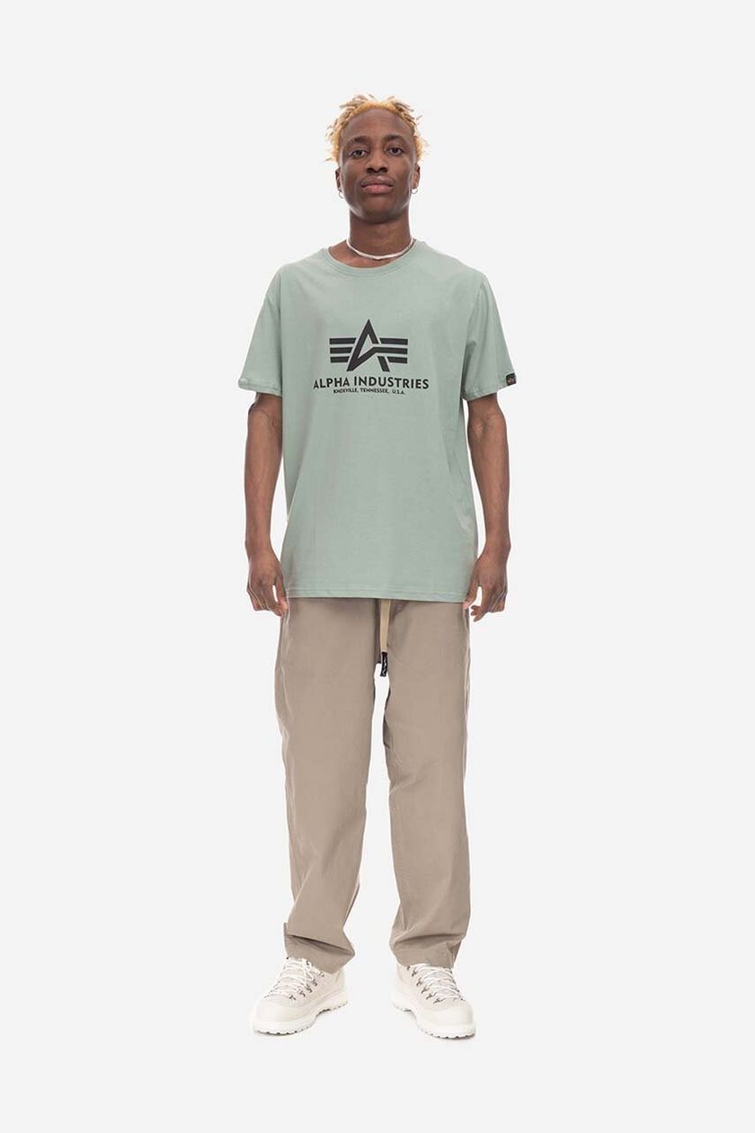 color cotton buy T-shirt Basic Industries on Alpha Industries 100501 green T-shirt PRM Alpha 680 |