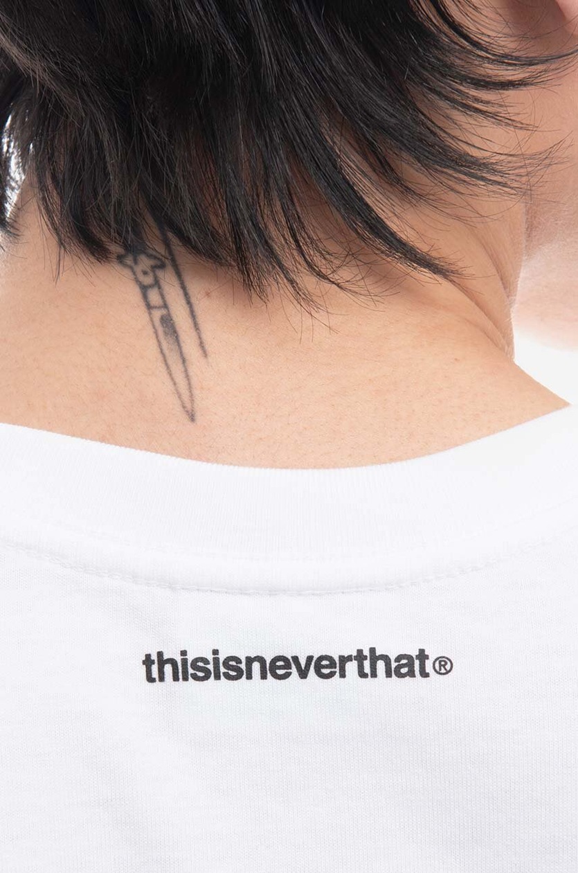 ★thisisneverthat★ Motorcycle Tee White TN251TTSST32WHT thisisneverthat Football Tee | Apparel » Buy online now!