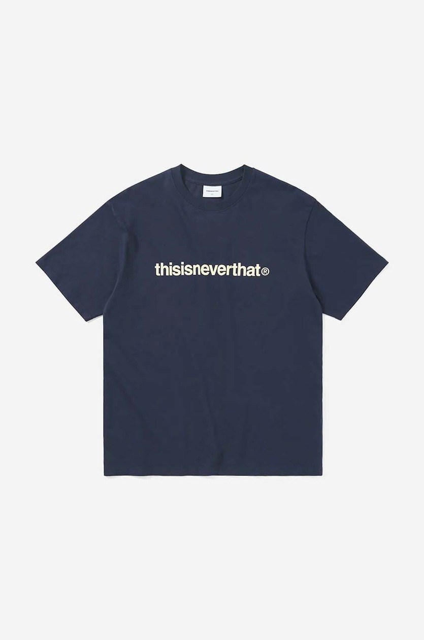 ★thisisneverthat★ TLogo W Tee Light Navy TN250TTSST02NYL thisisneverthat cotton T-shirt T-Logo Tee navy blue color at