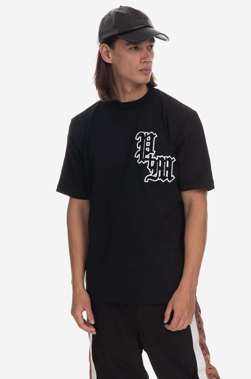 Basic black Mock T-shirt