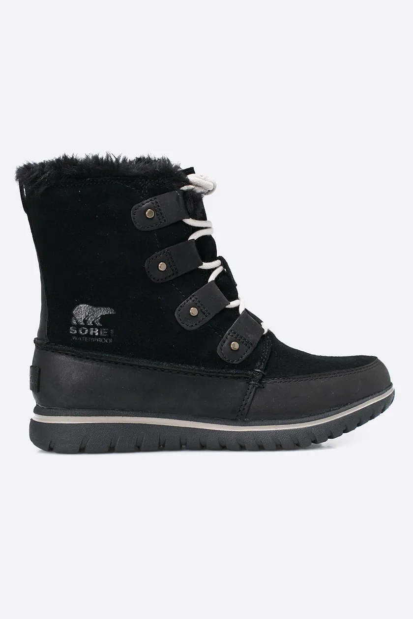 sorel cozy joan boot black