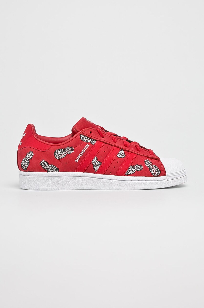 adidas Originals Boty Superstar W B28040 barva ervena ANSWEAR.cz